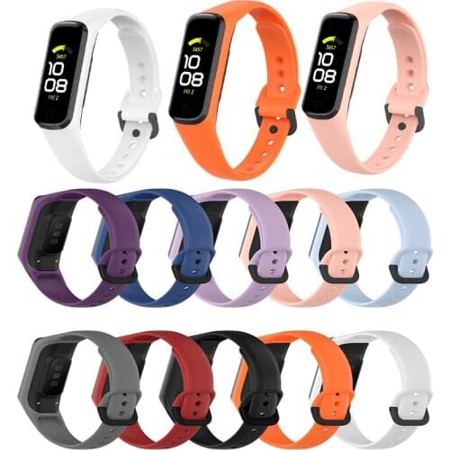 Soft Silicone Sport Band Straps For Samsung Galaxy Fit 2 Strap SM-R220 Bracelet Replacement Watchband For Samsung Galaxy Fit2