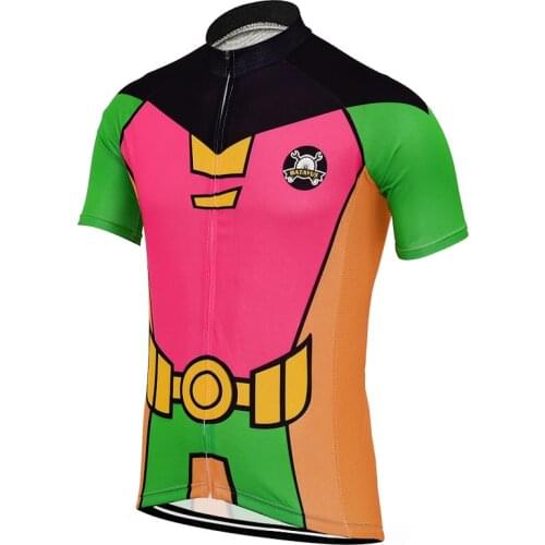 NEW super child jerseys tops cycling jersey short sleeve green/red Childrens cycling clothing Bicycle clothes cycling Wear