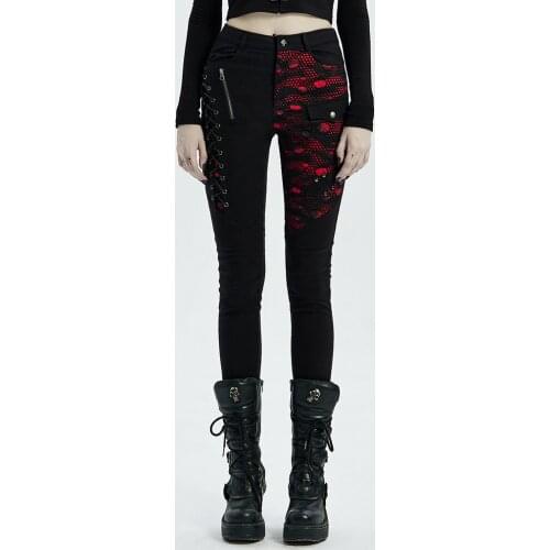 Женские джинсы PUNK RAVE China At AliExpress