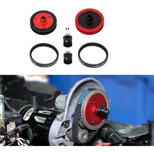 3.2/5.0mm Belt Drive Transmission Gears System for 1/10 Axial SCX10 II 90046 Gearbox RC Car Accessories