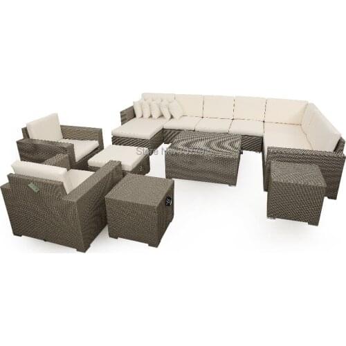SIGMA Modern design outdoor PE rattan wicker Sofa Set