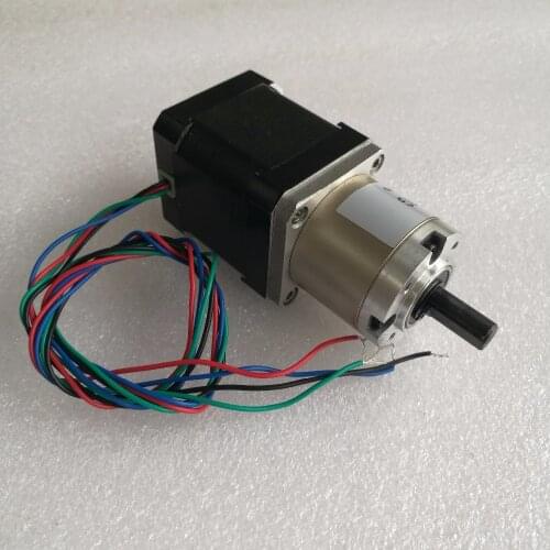 3pcs/lot 4-lead Nema17 Stepper Motor 42 motor Extruder Gear Stepper Motor Ratio 100:1 Planetary Gearbox Nema 17 Step Motor