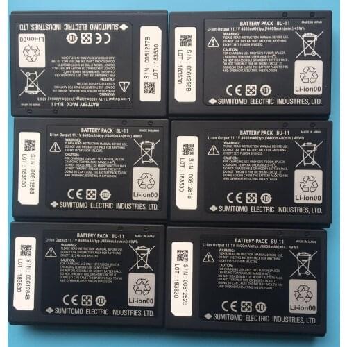Sumitomo BU-11 battery pack 11.1V 4600mAh for T-71C T-81C T-71M T-Q101 T-600C T-400S Z1C Fusion Splicer BU-11 battery pack