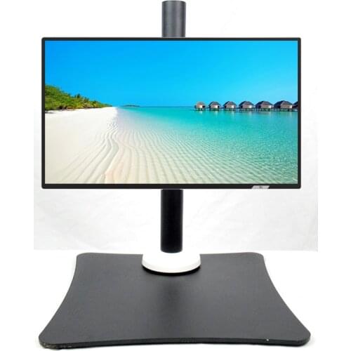 DL-T300-140 pivot rotate Big base steel 10"-27" monitor stand lcd monitor mount bracket 10kg computer desktop stand