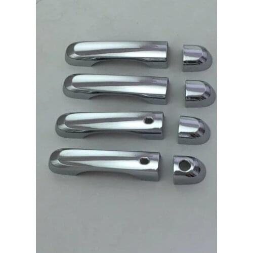 For Jeep Renegade 2014-2016 2017 2018 2019 Chrome Side Door Handle Cover Trim Car Styling Accessories