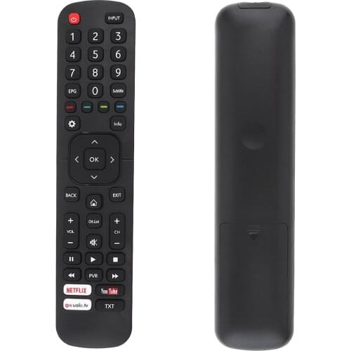 IR 433MHz TV Remote Control with Netflix You Tube Button Remote Controller for Hisense EN2X27HS LEDD50K300P H40M3300 H43M3000