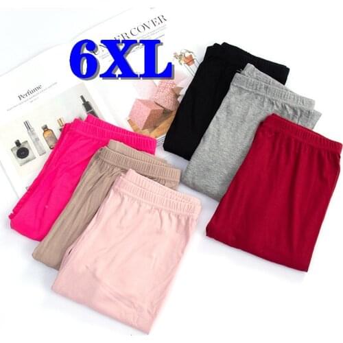 Underwear For Women Lingerie Pajamas Pants High Waisted Trousers Long Johns Big Plus Size 4xl 5xl 6XL Spring New Free Shipping