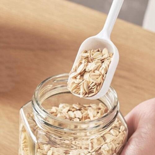 2pcs/Pack Japanese Retro Long Handle Measuring Spoon Kitchen Limited Salt Spoon Baby Milk Powder Spoon Size