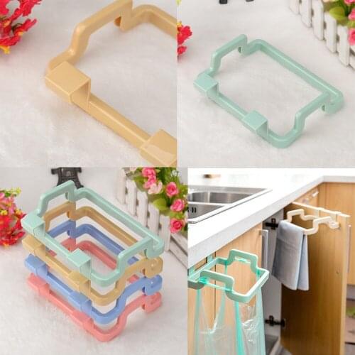 Portable Kitchen Trash Bag Holder Incognito Cabinets Cloth Rack Towel Rack Portable Garbage Hanging Bag Kitchen Organzier