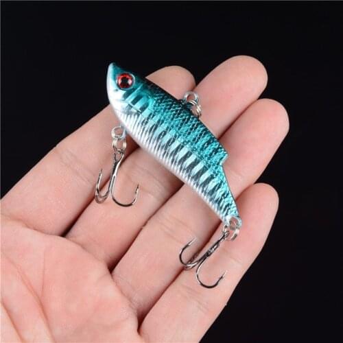 1pcs Fishing Lure Winter VIB Spoon Bait 57mm 10g Hard Crankbait Wobbler Isca Artificial Peche Salmo for Fishing