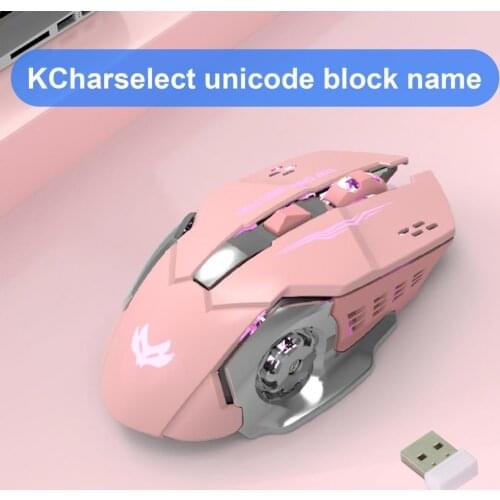 Wired USB Gaming Mouse Pink Mute RGB Gamer 6 Buttons Mice Optical Office Computer Mouse For Desktop Laptop Ergonomic Game Mouse
