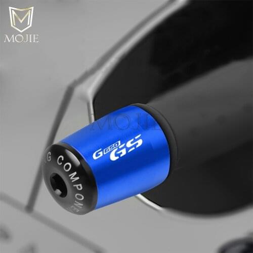 7/8" 22mm Motorcycle Handlebar Grips End Handle Bar Cap End Plug For BMW G650GS G650 GS G 650 GS Sertao 2010-2016 Handlebar End