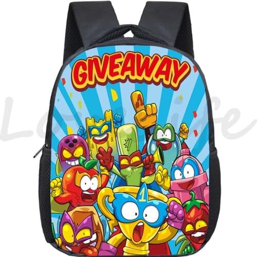 Super Things Backpack Schoolbag Mini Bookbag Children Super Zings Kindergarten Bags Child Primary boys girl School Gift Rucksack