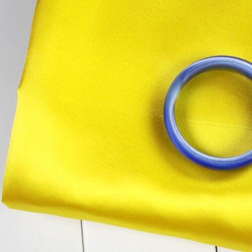 Yellow Satin Fabric Bridal Wedding Dress Crafts Costume Sew Linning fabric Liner 60" Wide 5 yards/lot (150x460cm)