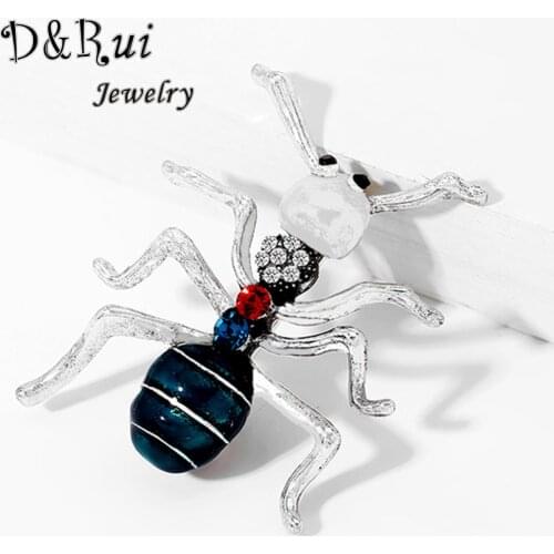 2020 New Enamel Ant Brooches Pins for Women Alloy Insect Brooch Pin Sweater Accessories Gifts Party Office Jewelry Broches