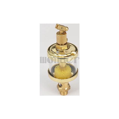 1/8" BSP Male x 1-1/4" Outer Diameter Brass Sight Gravity Drip Feed Oiler Lubricator Oil Cup For Hit Miss Engine