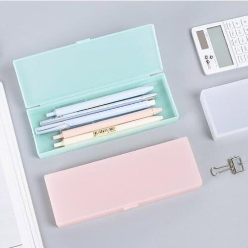 1pc Low-carbon environmentally friendly fashion fine sanding transparent fountain pen box Case