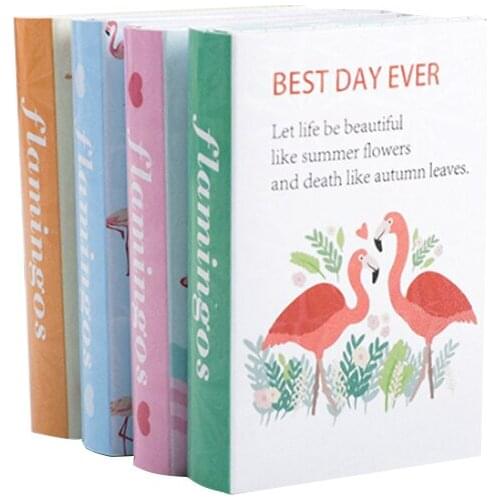 1pack/lot Flamingo Memo Pad Kawaii 6 Folding Paper Sticky Notes Planner Stickers Writing Pads Creative Office School Supplies