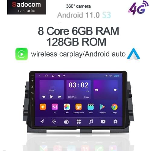 360 Panoramic Camera 6G+128G Android 10.0 Car DVD Player GPS WIFI Bluetooth RDS autoradio For NISSAN MICRA KICKS 2017 2018 2019