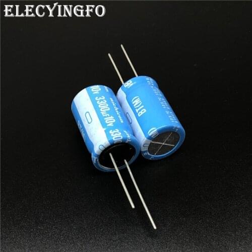 2pcs/20pcs 3300uF 10V NICHICON BT Series 16x25mm Highly dependable reliability 10V3300uF Aluminum Electrolytic capacitor