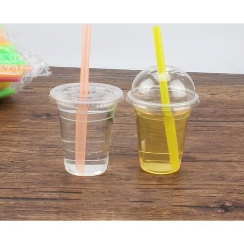 Large Drinking Straws Mixed Colors For Pearl Milk 100pcs Tea Plastic Straws Smoothie Party Bar Accessories X3C1