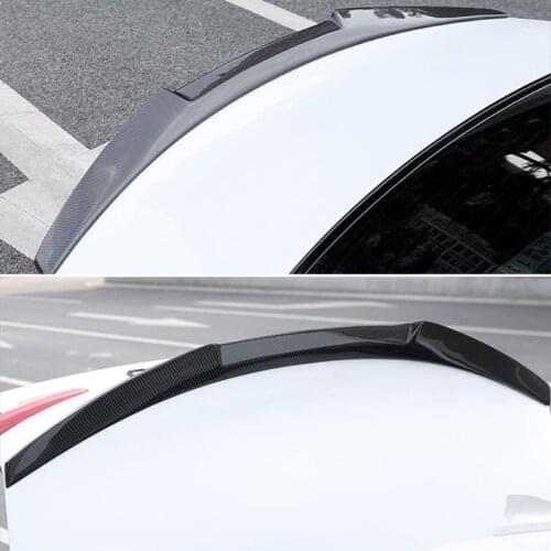 For BMW 2 Series F22 Coupe M2 F87 Spoiler 2013--2019 Year Real Gloss Black Carbon Fiber Rear Wing M4 Style Accessories Body Kit