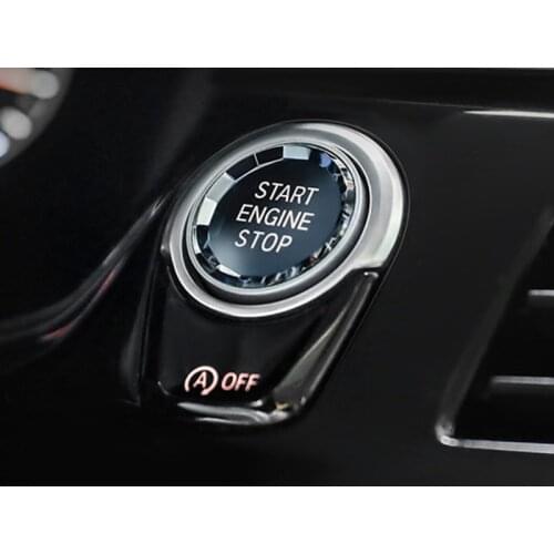 Car engine start stop button stt automatical trims decoration for bmw X3 X4 G01 G02 2018 2019 2020 2021 accessories 2022 styling