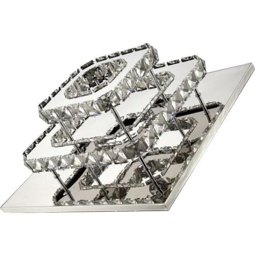 Round Modern Simple Led Crystal ceiling light Room light Corridor Balcony Passing lamp Corridor light Home lamp ceiling light