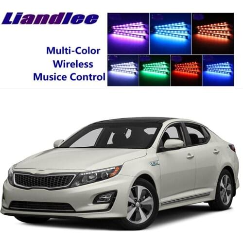 Liandlee Car Neon Color-Changing Light of Atmibient Inside Footwell Light For KIA K5 Optima K5 2010~2015