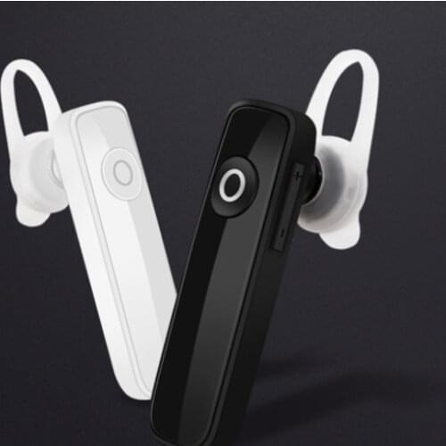 M165 Mini Bluetooth Earphone Stereo Bass Bluetooth Headset Handsfree Earloop Wireless Earpiece With Mic For All Smart Phones