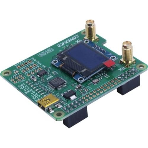 MMDVM_HS_Dual_Hat Duplex MMDVM Hotspot P25 DMR YSF NXDN Pi Revision 1.0 + OLED
