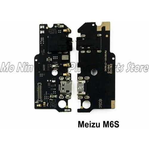 New Microphone Module+USB Charging Port Board Flex Cable Connector Parts For Meizu M6S Meilan S6 Replacement
