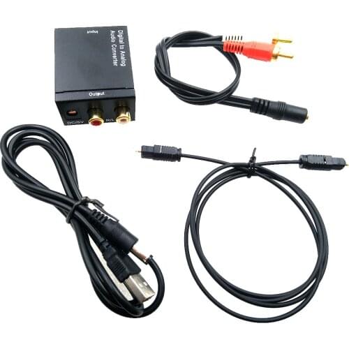 Digital to Analog Audio Converter Adapter digital audio coaxial signal analog audio home theater DVD
