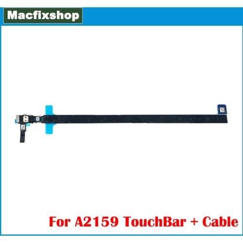 Original Tested A2159 TouchBar and Flex Cable For MacBook Pro Retina 13" A2159 Touch Bar With Cable EMC 3301 2019 Replacement