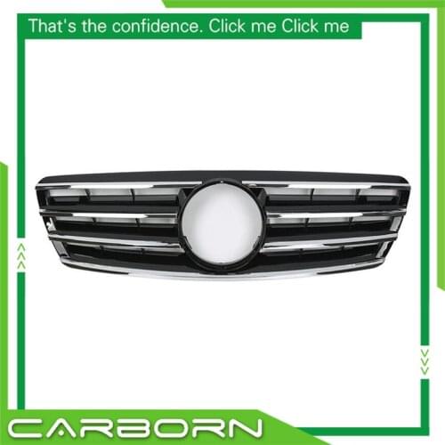 For Mercedes-Benz C-class W203 C230 C240 C280 2000-2006 with Emblem CL Style Front Racing Grille