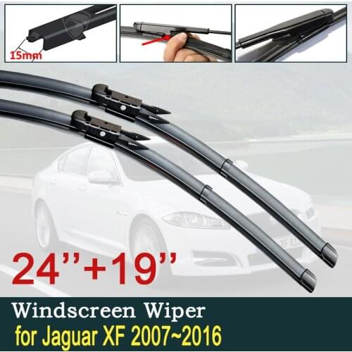 Car Wiper Blade for Jaguar XF 2007~2016 XF Sportbrake 2008 2009 2010 2011 2012 2013 2014 2015 Windshield Wipers Car Accessories