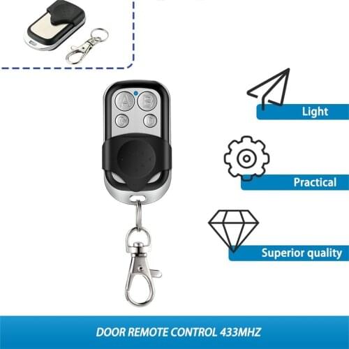 433.92Mhz Garage Door Electric Cloning Remote Control Key Universal Safe Fob Car Gate Self Copy for Garage Doors Alarms