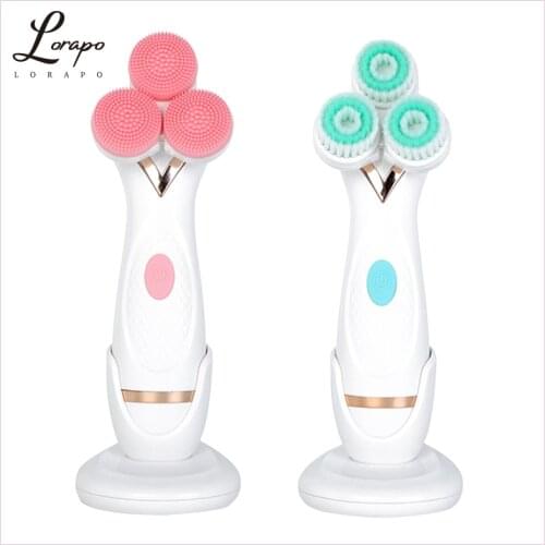 Rotating Cleansing Brush Facial Cleansing Brush Set Facial Spa Beauty Deep Cleansing and Removing Blackhead Cleansing Brush