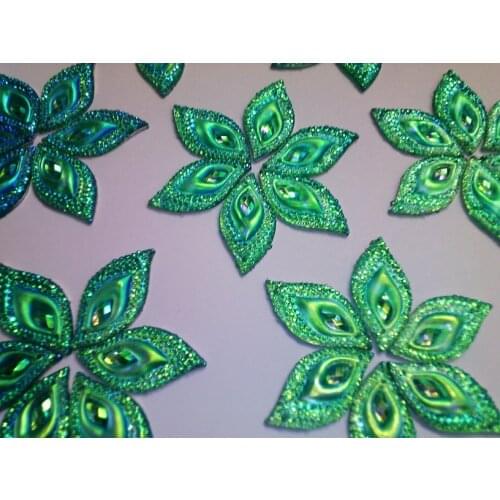 Green AB colour eye navette shape 16*30mm sew on Resin crystal Rhinestones Stones Accessores Loose Beads 60pcs/lot