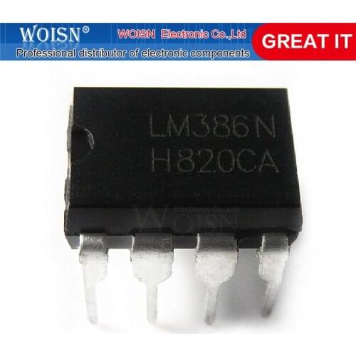 1pcs/lot LM386N-4 DIP8 LM386-4 DIP 386N-4 new and original IC In Stock