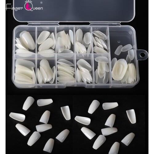 Eagle Claw Type 100Pcs with Retail Box Fashion Artific Nail Tips Natural Color Excellent High Tenacity False Nails FQ001