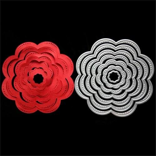 3set/lot Sale flower die cuts metal die cutting dies wave for scrap booking pentagram heart Clearance shaped craft dies stencil