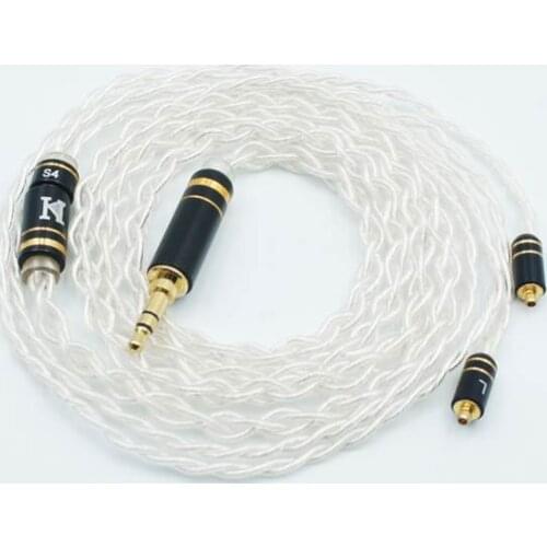 ISN Audio S4 4 Strands 63 Cores OCC Sliver-plated HiFi Earphone IEM Cable