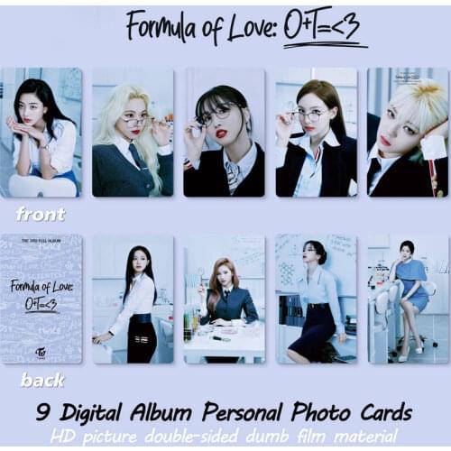 10Pcs/Set Kpop TWICE Eyes Wide Open Self Made Photograph Lomo Photo Card HD Collective Photocard
