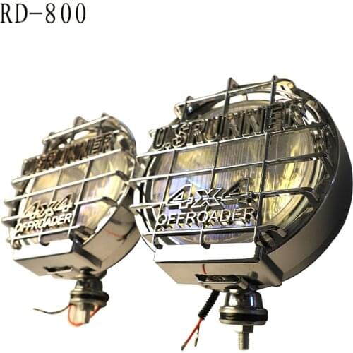 2Pcs Car Off RoadWork Driving HeadLights SUV Offroad Fog Light Lamp Halogen H3 Bulb 4x4 Spotlights Lights