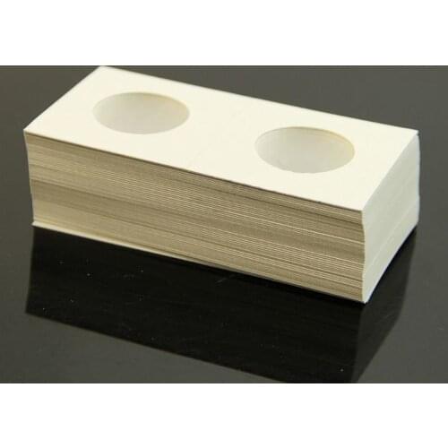 Hot Sale 50pcs 20.5mm Wood Coin Holders Storage Clip case paper bags Flip