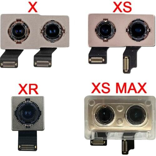 Original New for iPhone X Back Camera Flex Cable for iPhone XS XR XS MAX Main Camera Module Ribbon Cable Replacement Parts