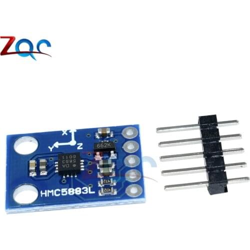 GY-273 DC 3V-5V HMC5883L Triple Axis Compass Magnetometer Sensor Module Three Axis Magnetic Field Module For Arduino