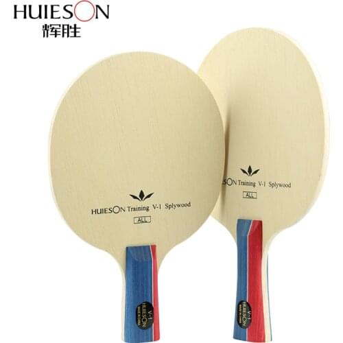 Huieson 5 Layer Polar Wood Ping Pong Blade Table Tennis Racket Blade For Training