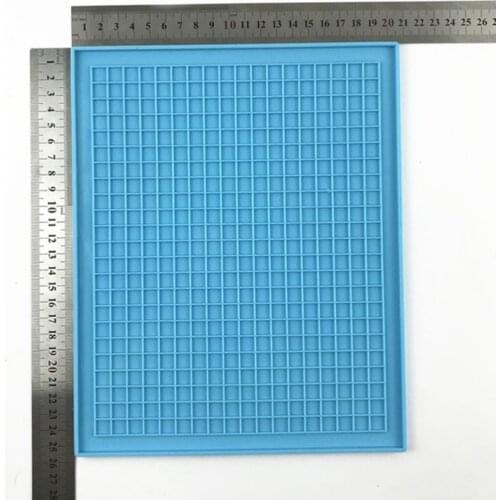 Pixel Puzzle Coaster Epoxy Resin Mold Cup Mat Casting Silicone Mould DIY Crafts Home Decorations Casting Tool U90F